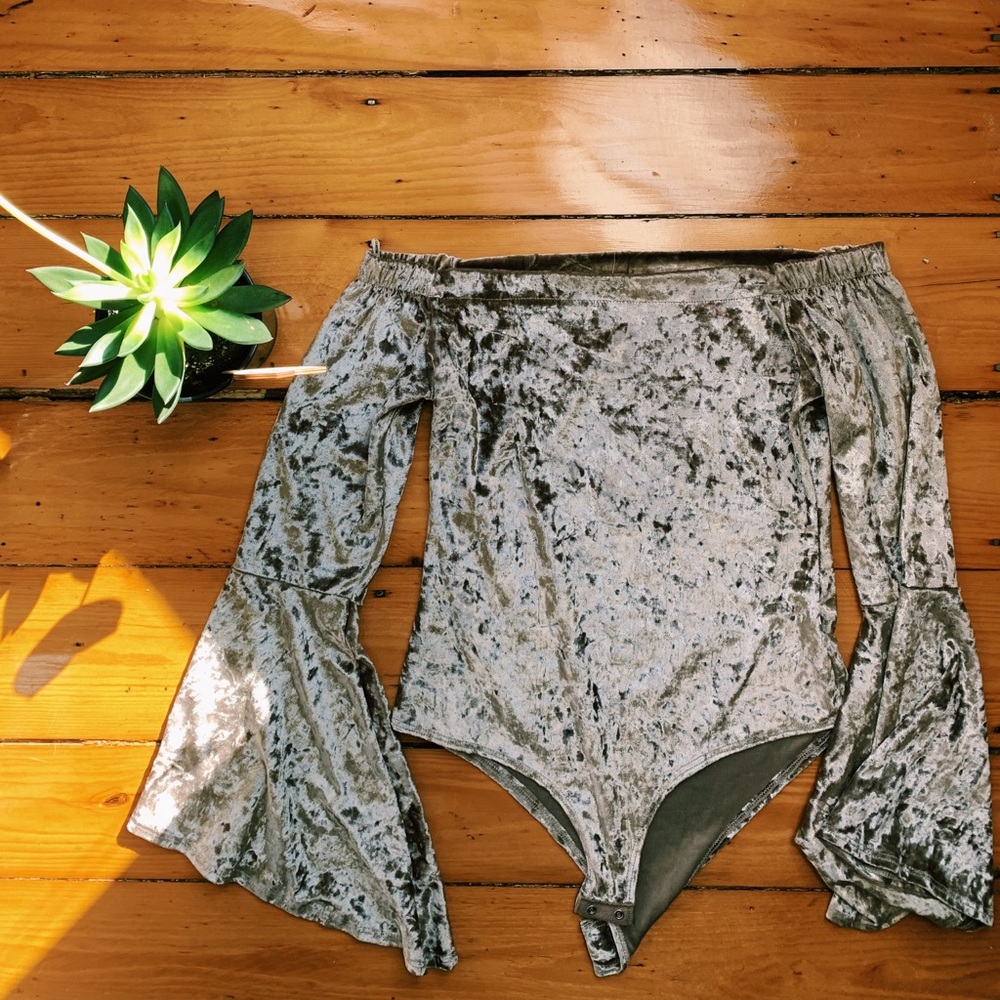Velvet bodysuit